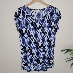MICHAEL Michael Kors | Navy Blue Print Tee
